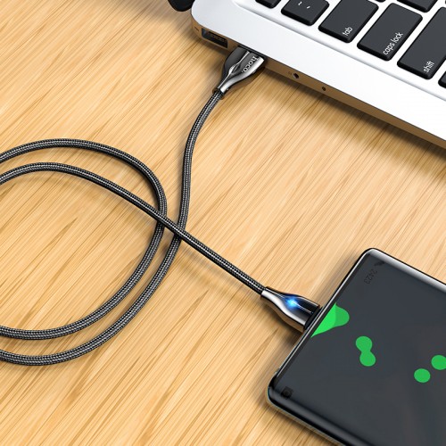 U88 Amazing Colors Charging Data Cable For Type-C 